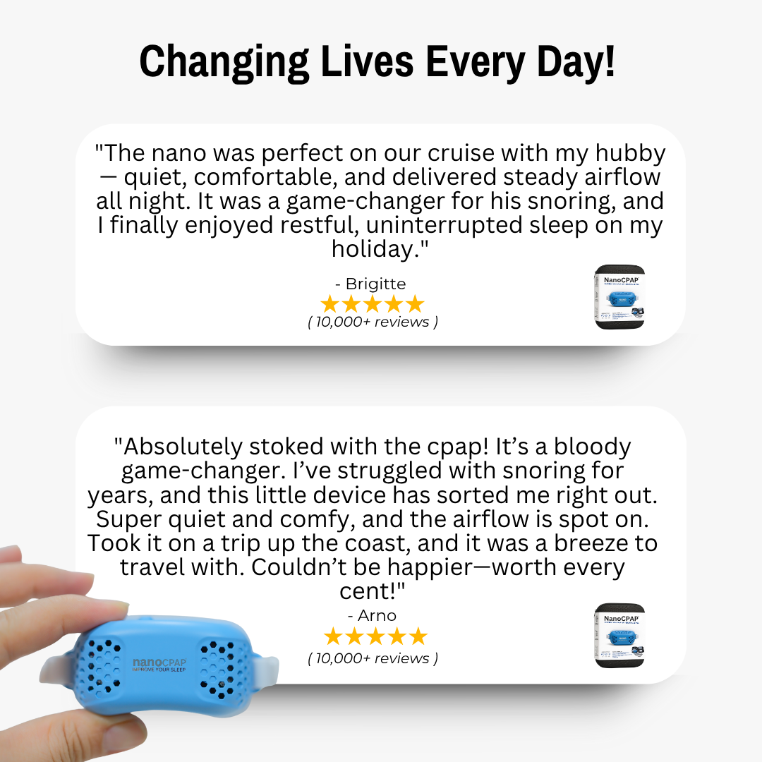 NanoCPAP Electric Anti-Snoring Device
